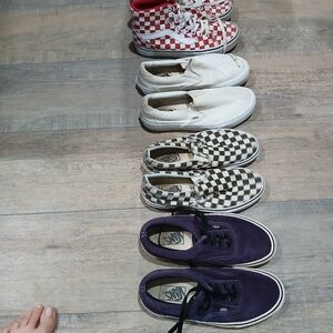 Size 7 vans $7 each or bundle deal $25 for all